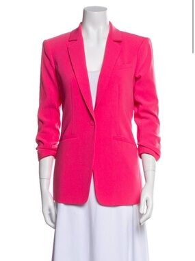 cinq a sept Pink Single-Button Blazer